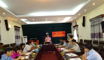 Huyện Quốc Oai giao ban công tác Khối Nội chính quý I và triển khai...